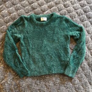 Old Navy Green Fuzzy Women's Sweater